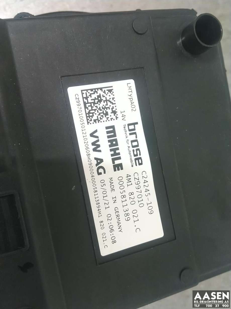 Varmeapparat motor til Audi e-tron 2018-->>  (4M1 820 021 B|4M1 820 021 C|4M1 820 021)