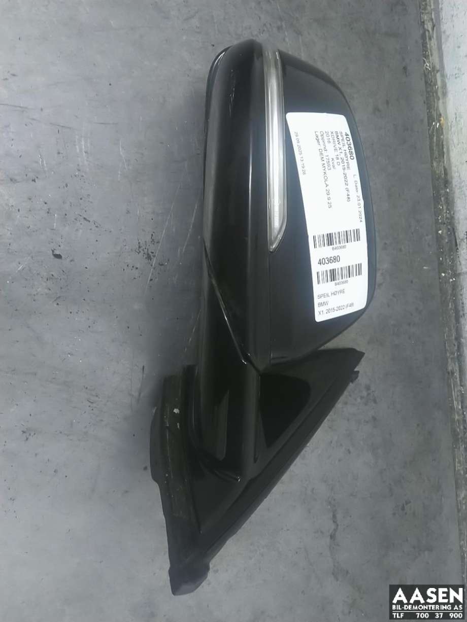 Speil høyre til BMW X1, 2015-2022 (F48) (F48) (51 16 7 459 806)