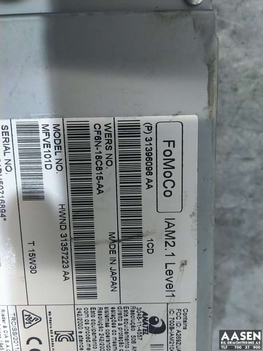 Bilstereo til Volvo V40 2012-2019  (31396096AA|)