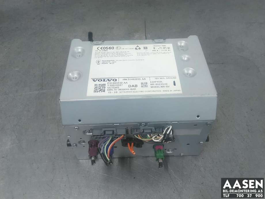 Bilstereo til Volvo XC90, 2015-2025 (Type II)  