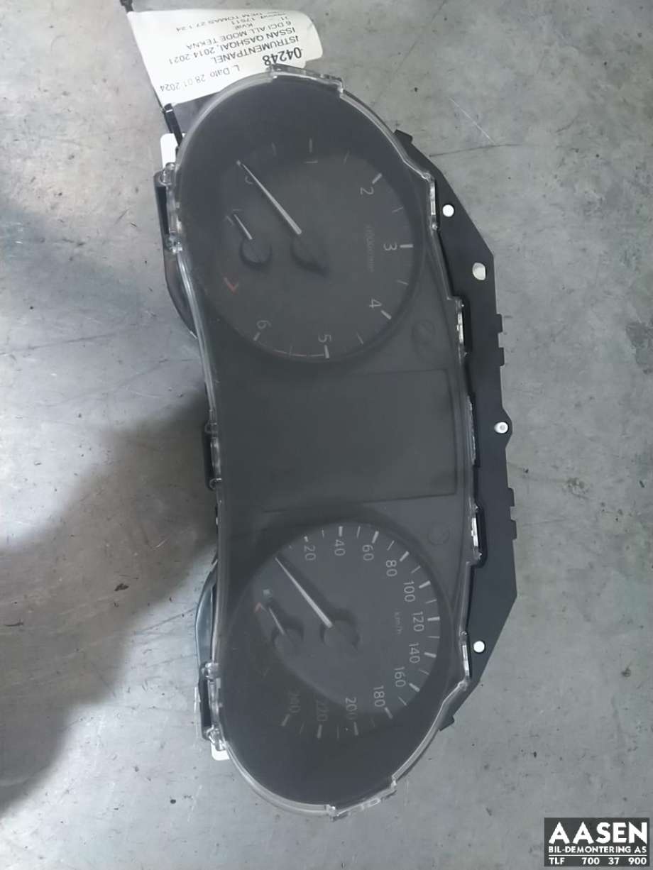 Instrumentpanel til Nissan Qashqai 2014-2021 (Type II) (248104EL8B|)