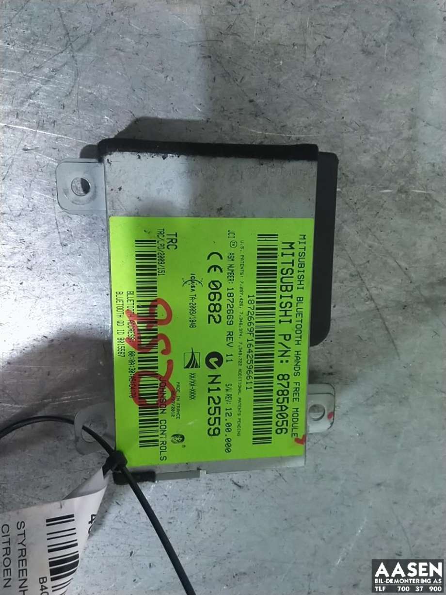 Styreenhet bluetooth til Citroën C4, Aircross, 2012-2017  (8785A056)