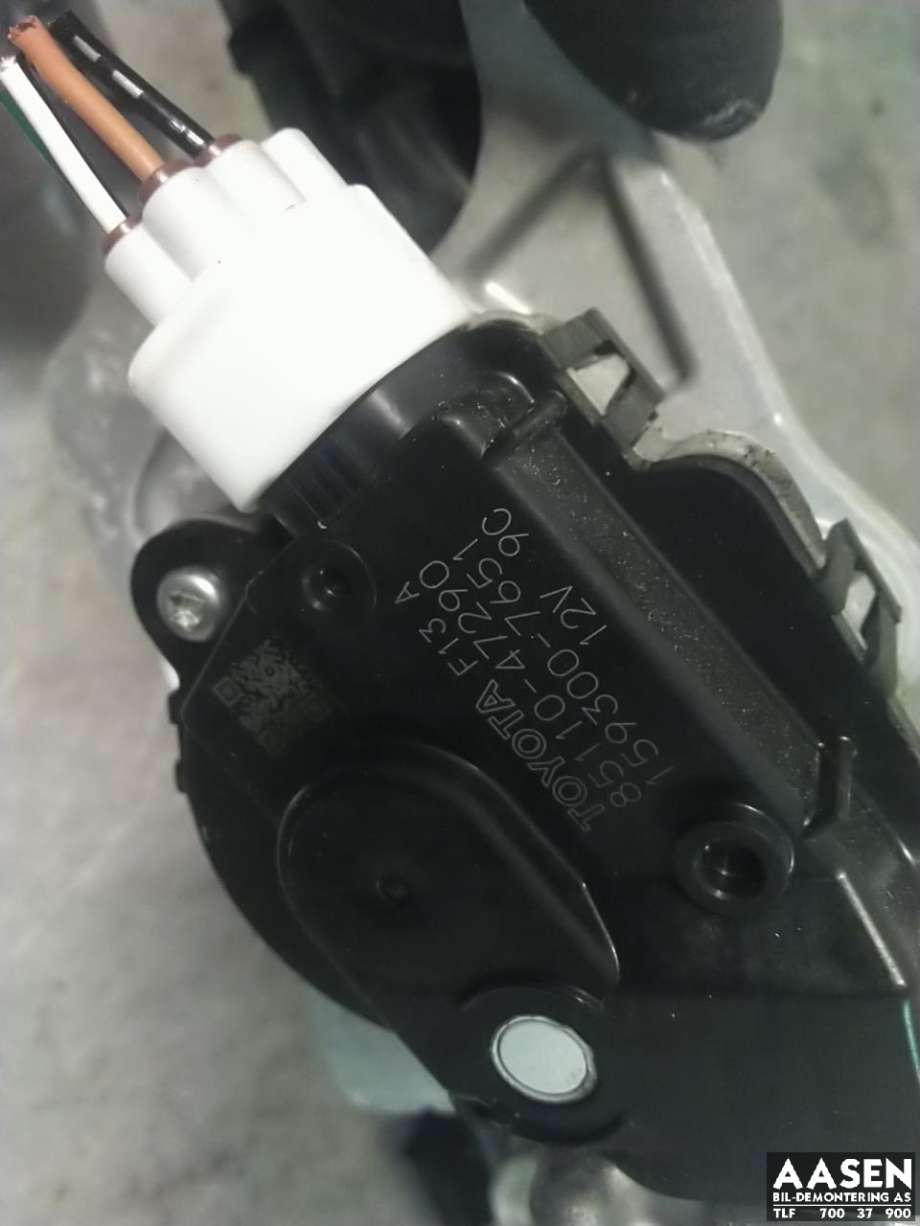 Viskermotor frontrute komplett m/overføring til Toyota Prius 2016-2023 (Type IV) (combi) (combi) (8515047220|8511047290|)