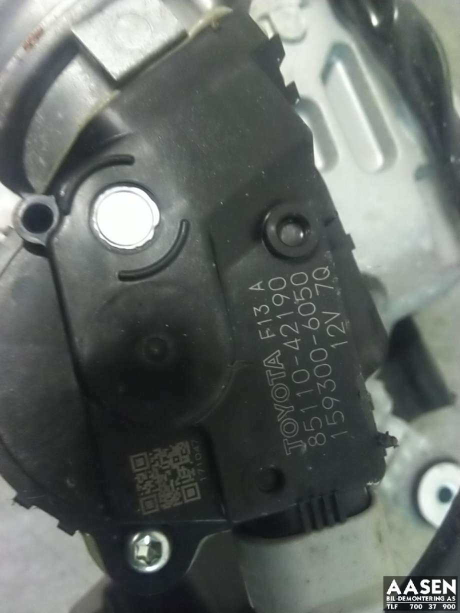 Viskermotor frontrute komplett m/overføring til Toyota RAV4 2013-2015 (Type IV, Fase 1)
