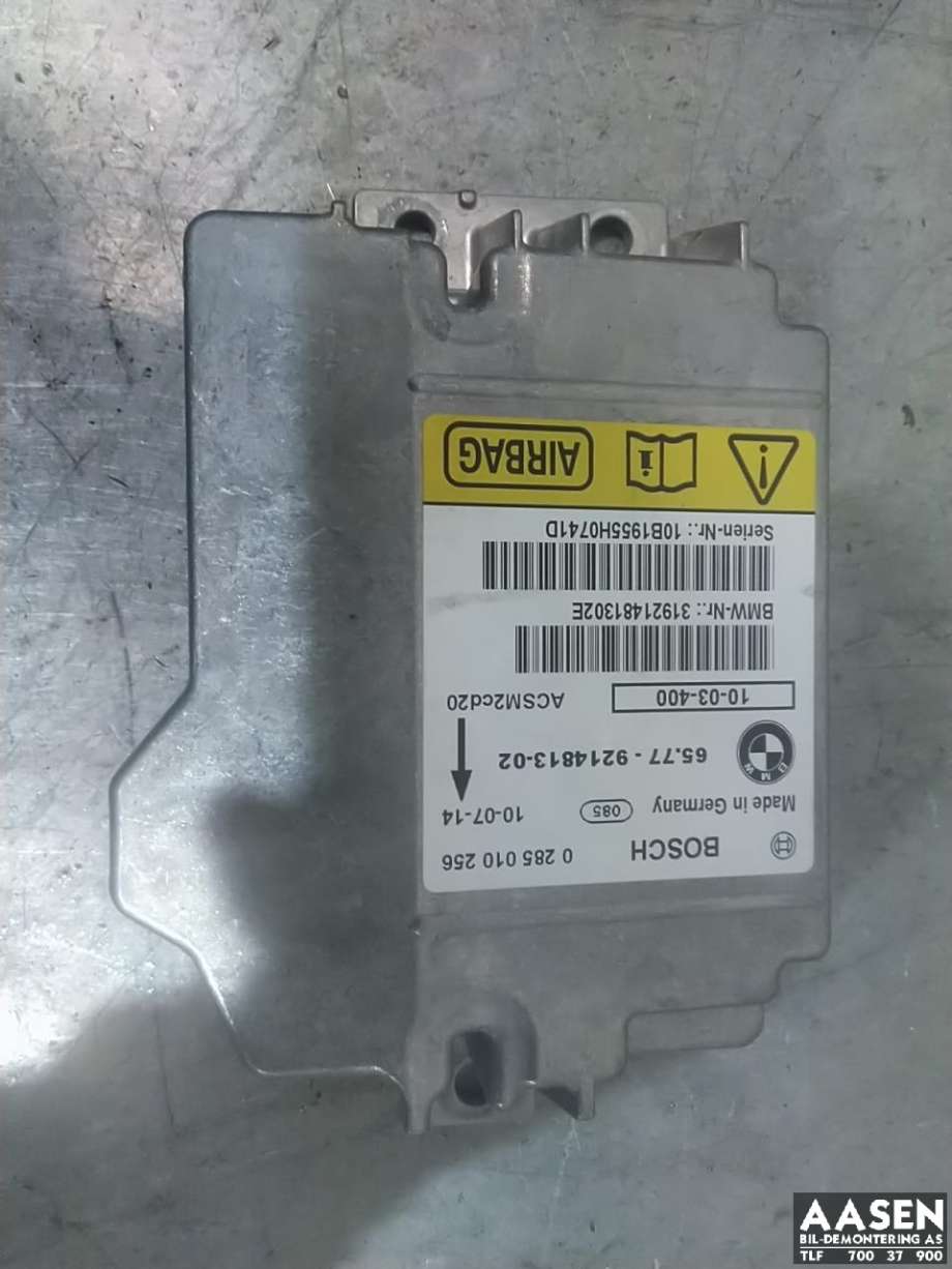 Airbag elektronikk til BMW X5, 2007-2013 (E70) (E70) (BOSCH|65.77-9214813-02)