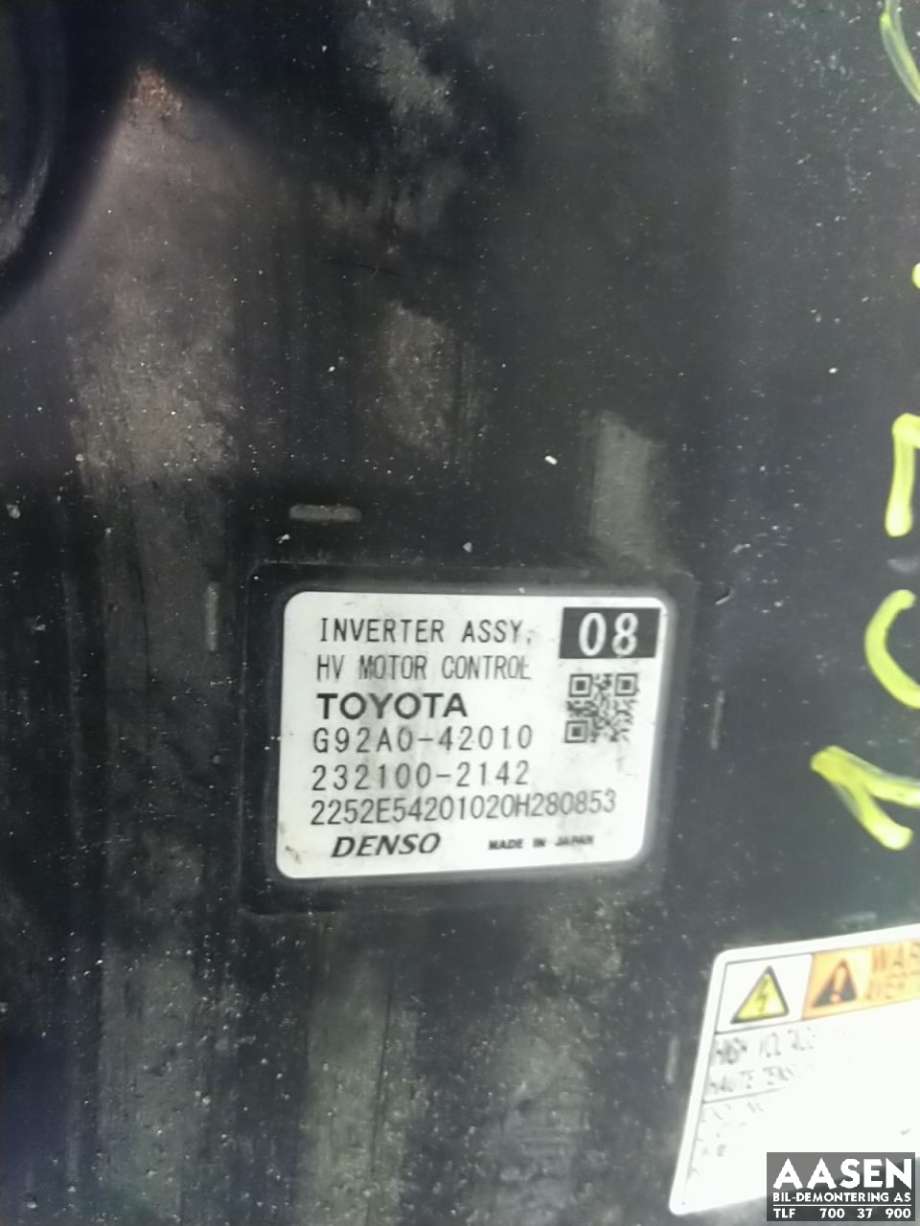 Inverter hybrid til Toyota RAV4 2019-->> (Type V)  (G92A0-42010|G92A042110|G92A042112)