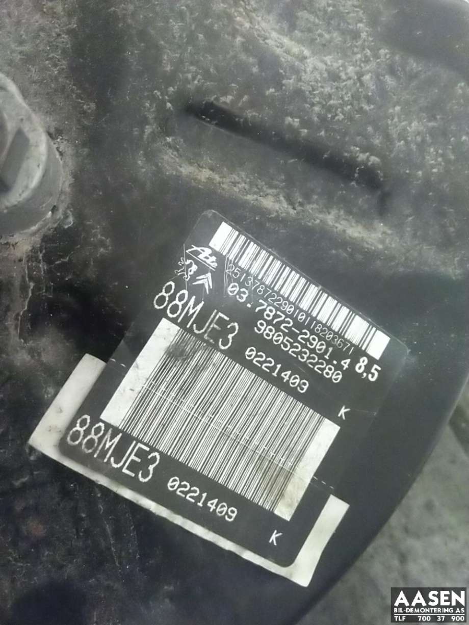 Bremsekraft-forsterker til Toyota Proace 2016-->> (Type II)  (ATE|9805232280|)