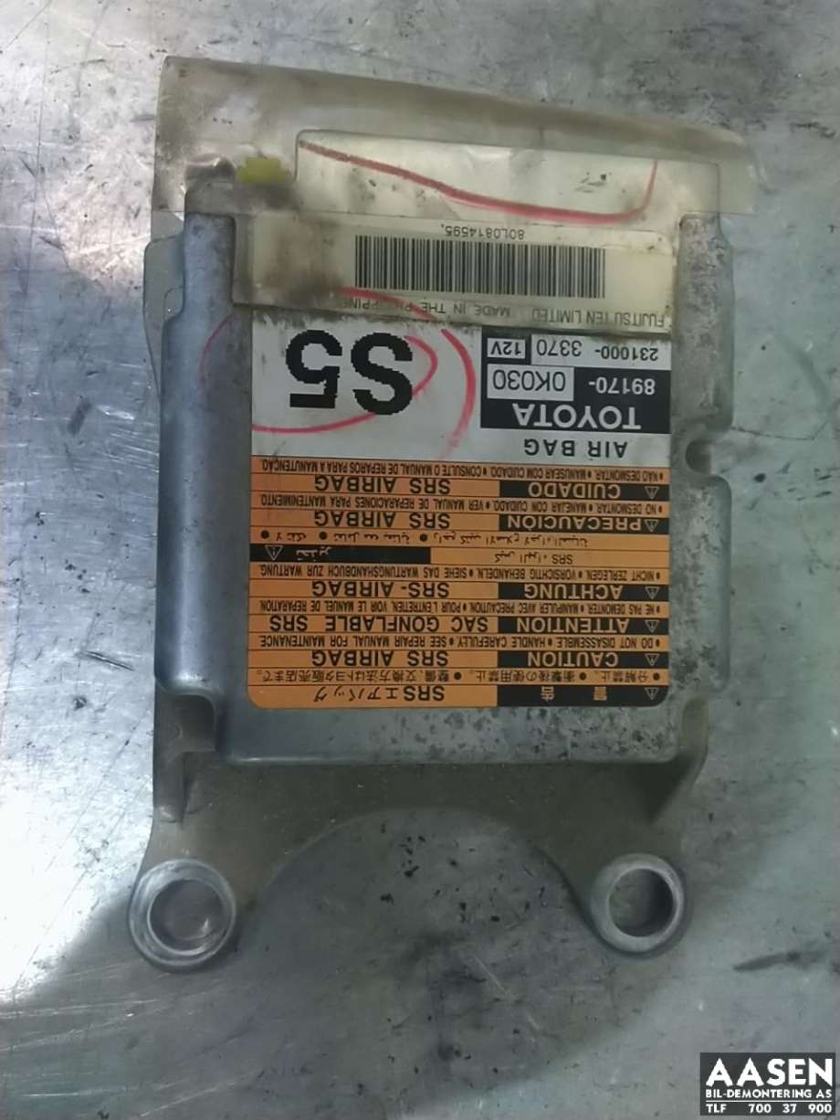 Airbag elektronikk til Toyota Hilux 2006-2011 (FUJITSU|89170-0K030|)