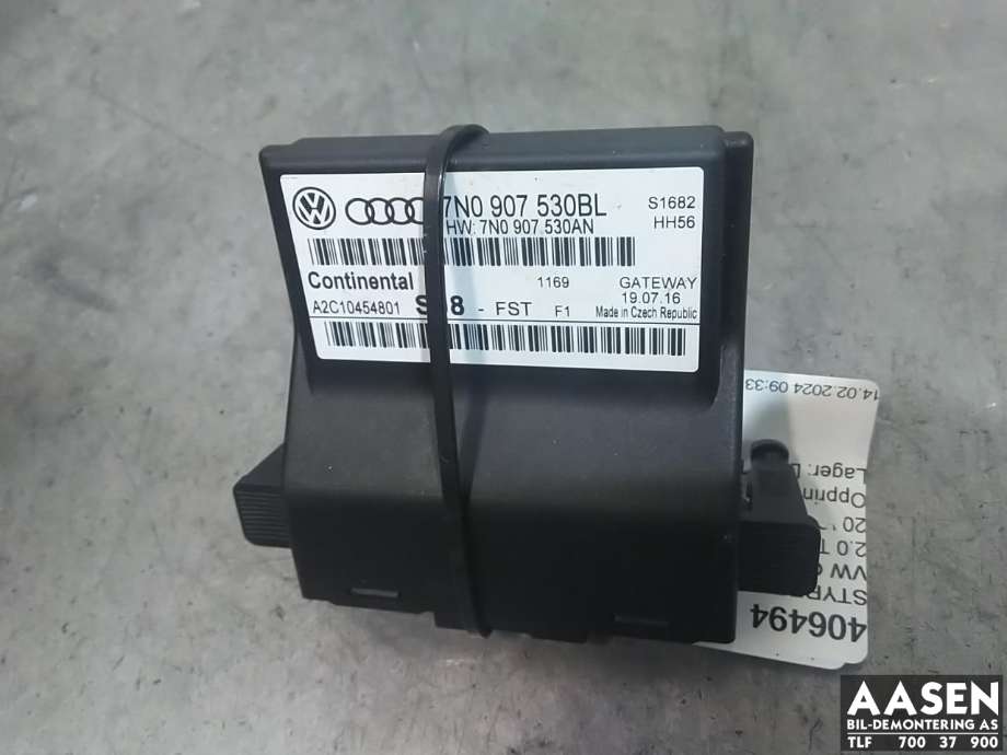 Styreenhet diverse til VW Caddy, 2015-2020 (Type III, Fase 3)  (CONTINENTAL|7N0907530BL)
