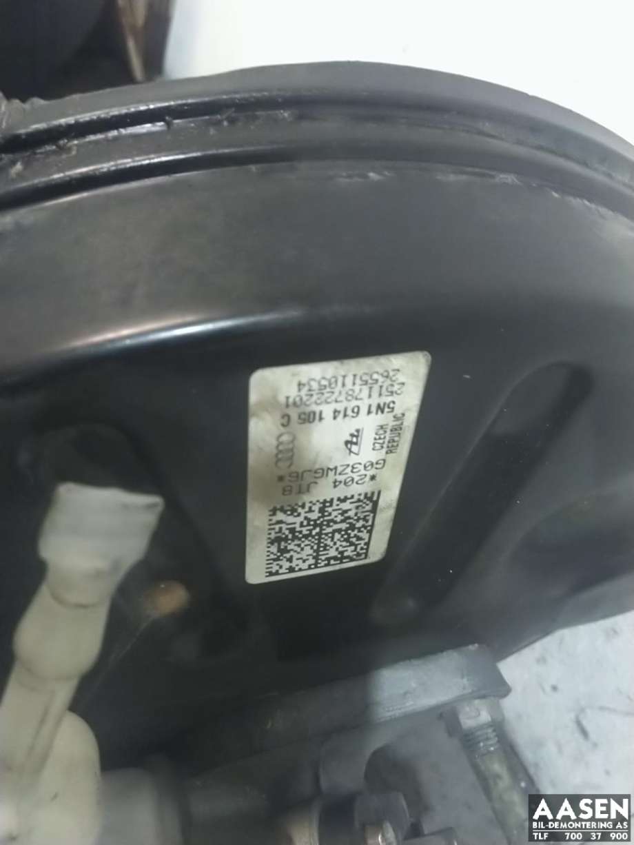 Bremsekraft-forsterker til Audi Q3 2015-2018 (Type I, Fase 2) (ATE|5N1 614 106 A|5N1 614 106 C|)