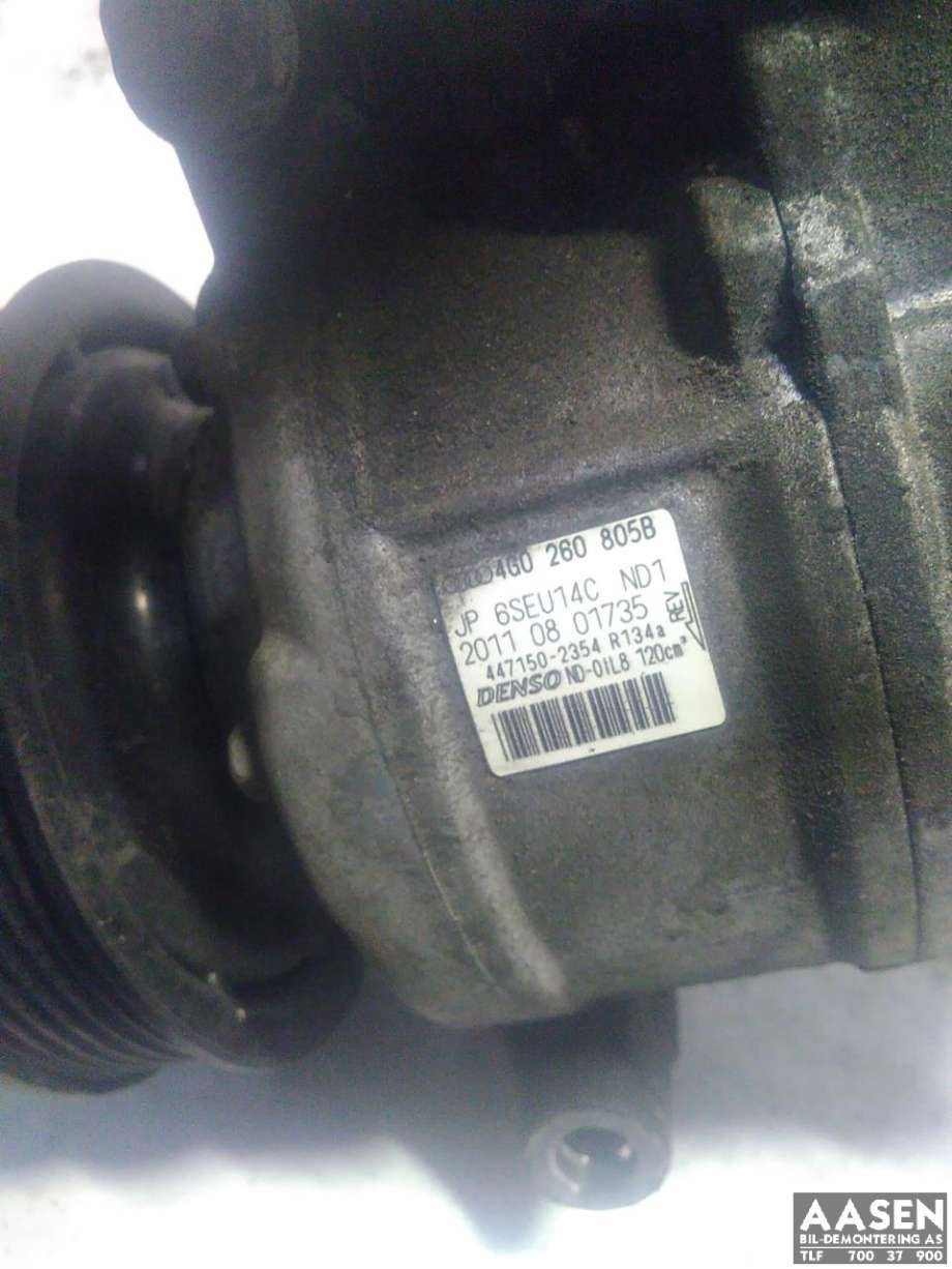 Aircondition kompressor til Audi A6 2011-2014 (Type IV, Fase 1) (C7) (C7) (4G0 260 805 B|)