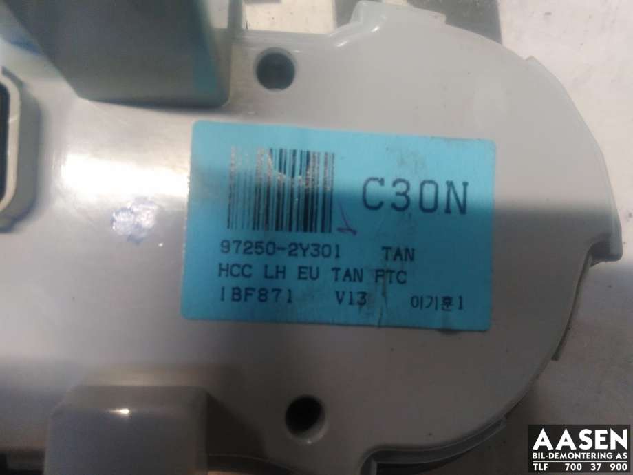 Varmeapparat betjening til Hyundai Ix35 2010-2015