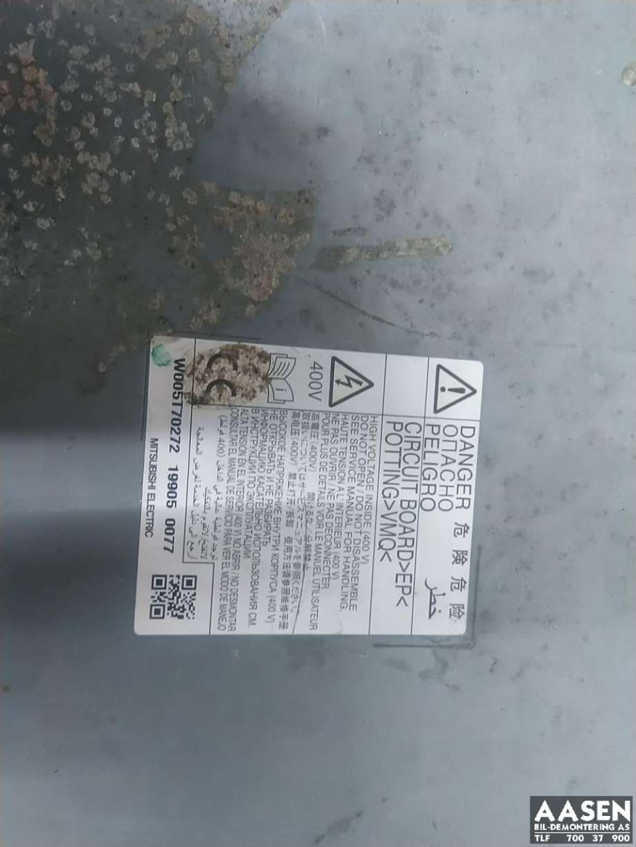 Batterilader (OBC - On Board Charger) til Mitsubishi Outlander 2015-->> (Type III, Fase 2) (9481A151|)