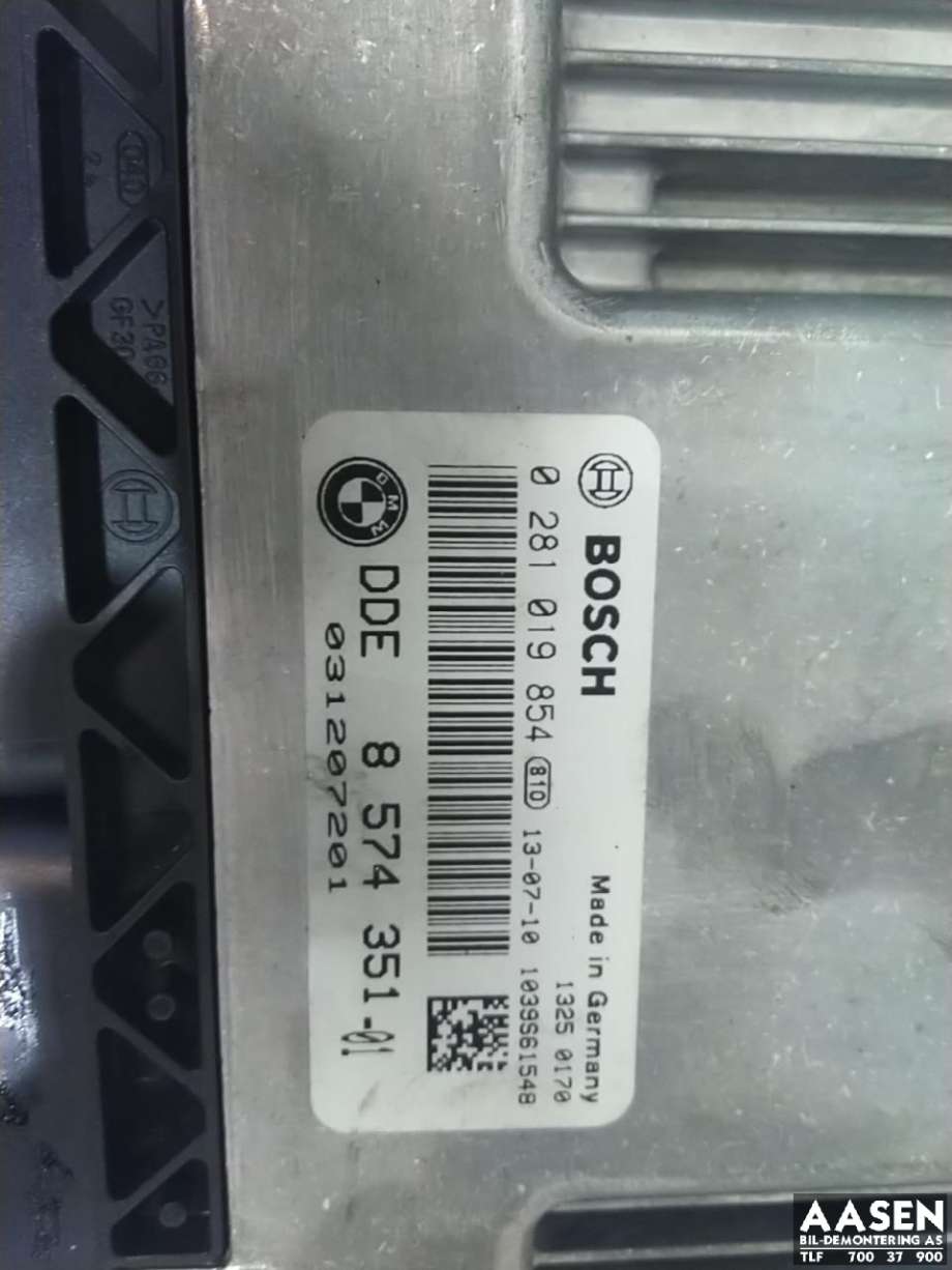 Styreenhet motor til BMW X1 2009-2015 (E84) (E84) (BOSCH|8574351-01|)