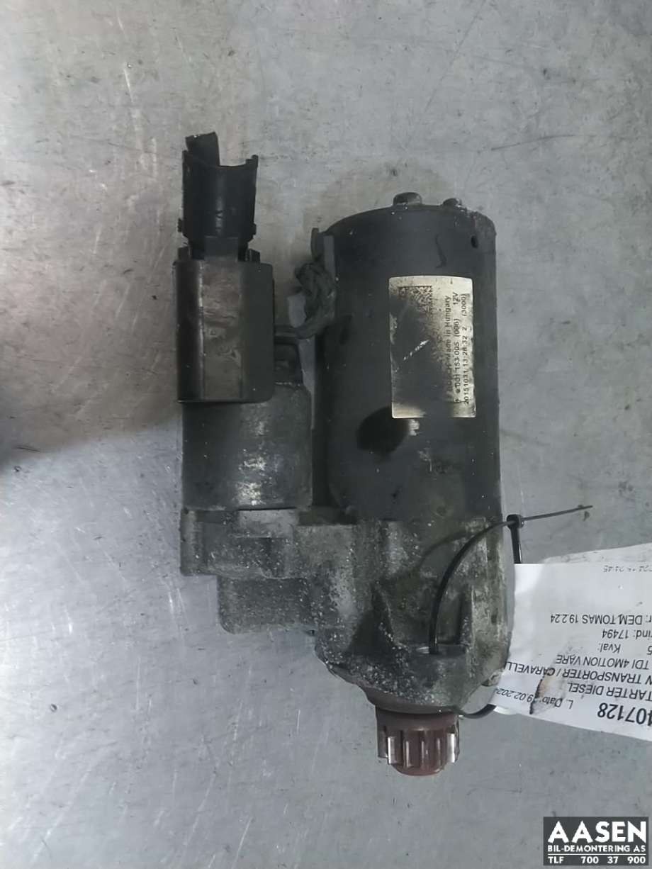 Starter diesel til VW Transporter / Caravelle 2015-2019 (T6) (T6) (BOSCH|02E 911 024 C|02E 911 024 CX|)