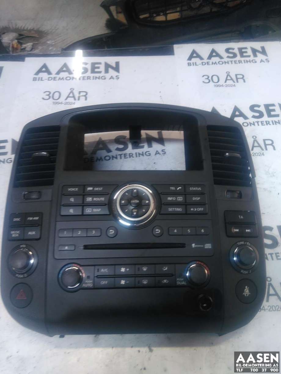 Varmeapparat betjening til Nissan Pathfinder 2010-2014 (Fase 2) (R51) (R51)