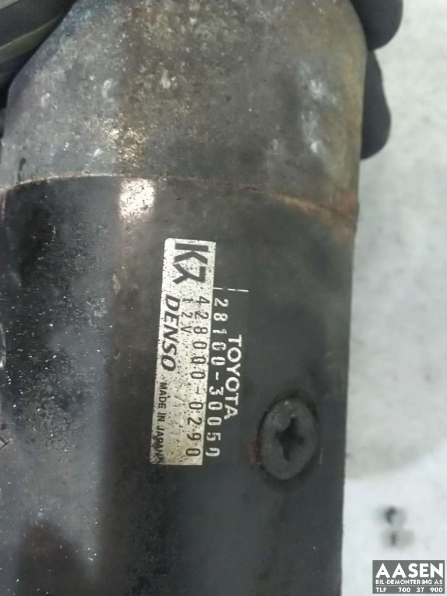 Starter diesel til Toyota Hiace 2007-2012 (Fase 3)  (DENSO|28100-30050|)