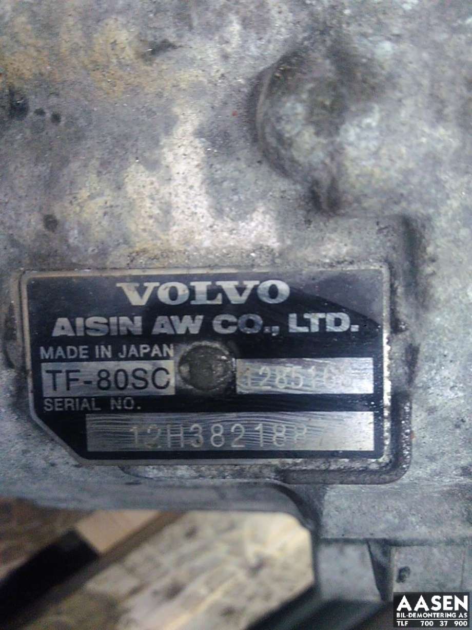 Girkasse automat til Volvo V60 2010-2013 (Type I, Fase 1)  (1285168|36050946|)