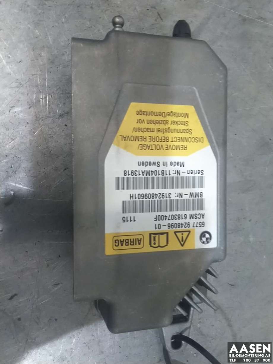 Airbag elektronikk til BMW 5-Serie 2010-2017 (F10/F11) (F10/F11) (65779248096-01|)