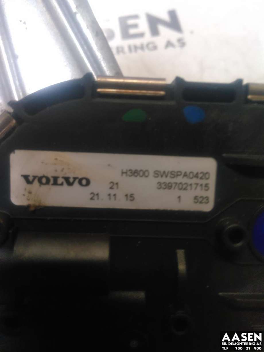 Viskermotor frontrute komplett m/overføring til Volvo XC90 2015-2025 (Type II)  
