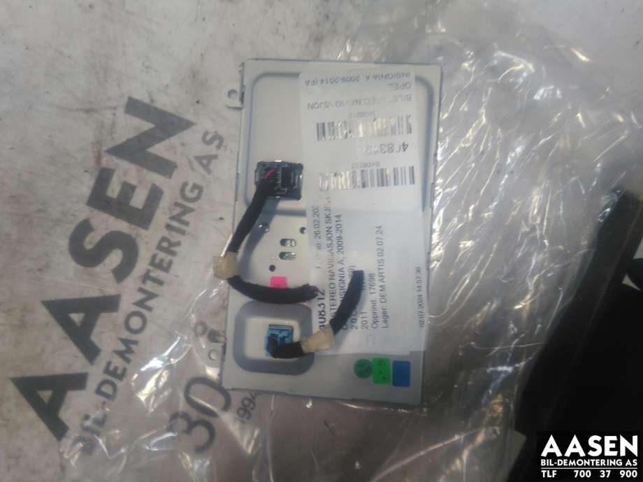 Bilstereo navigasjon skjerm til Opel Insignia A 2009-2014  