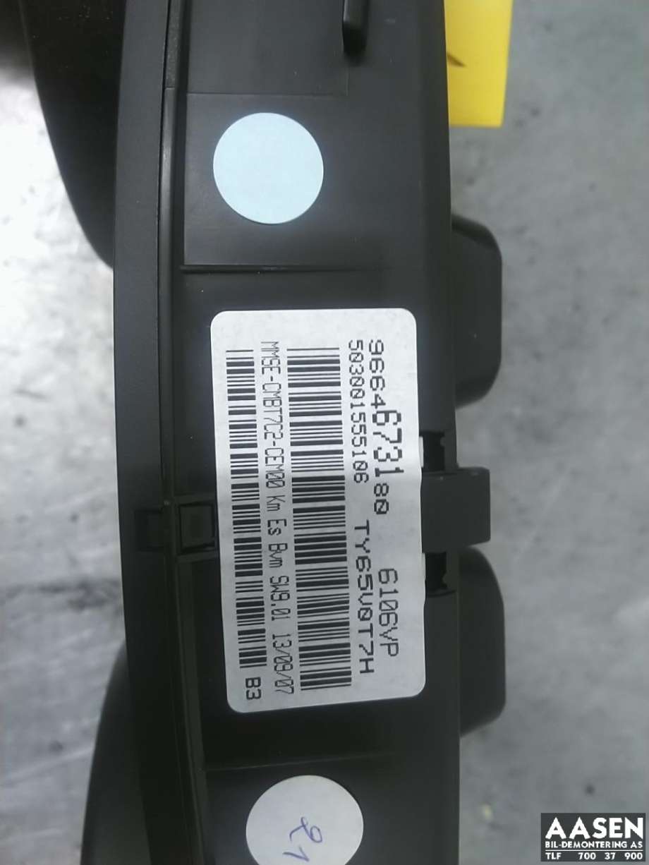 Instrumentpanel til Peugeot 308 2007-2011 (Type I, Fase 1)  (6103 36|98 061 327 80)