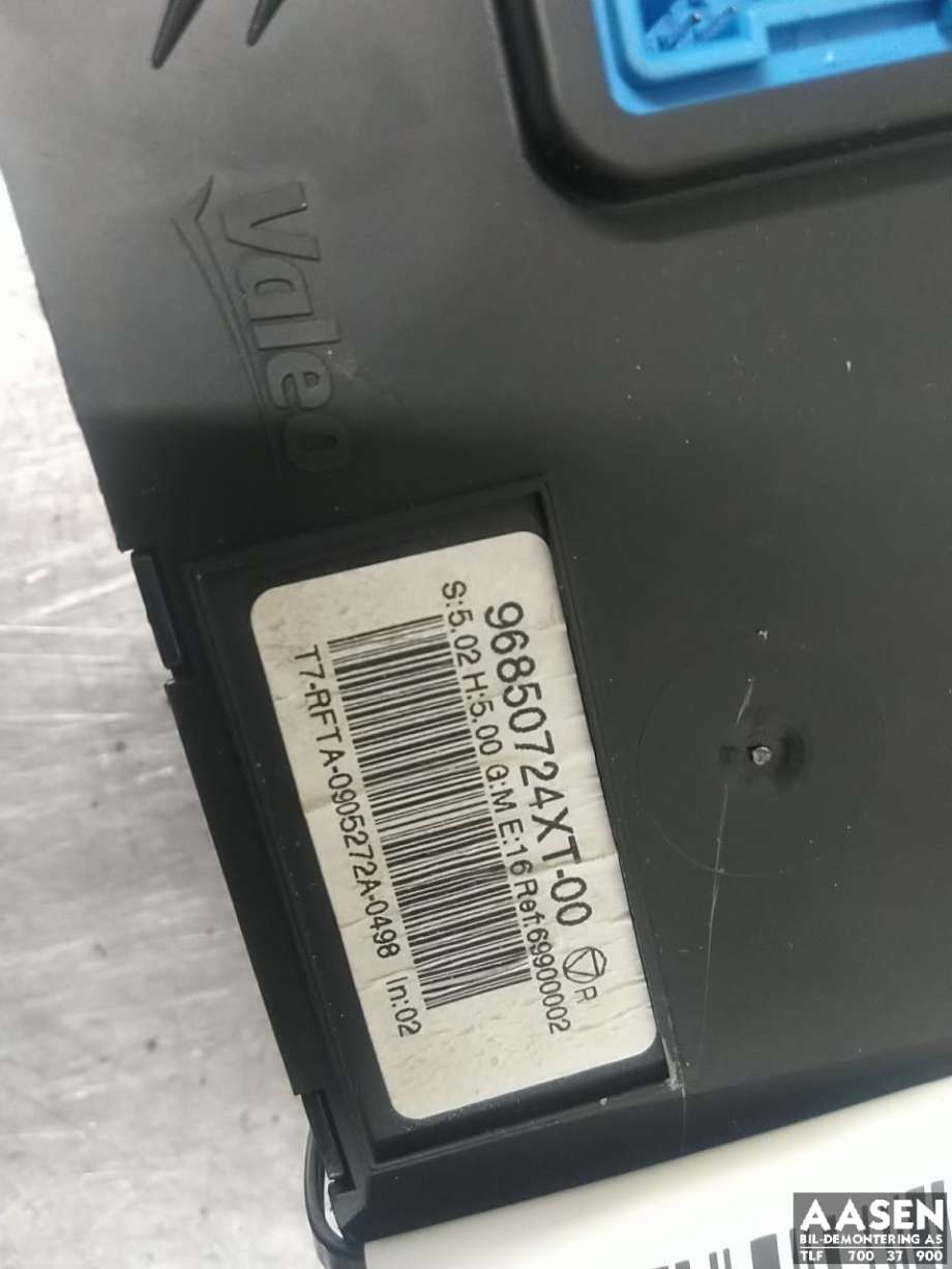Varmeapparat betjening til Peugeot 308 2007-2011 (Type I, Fase 1) (6452 J4|)