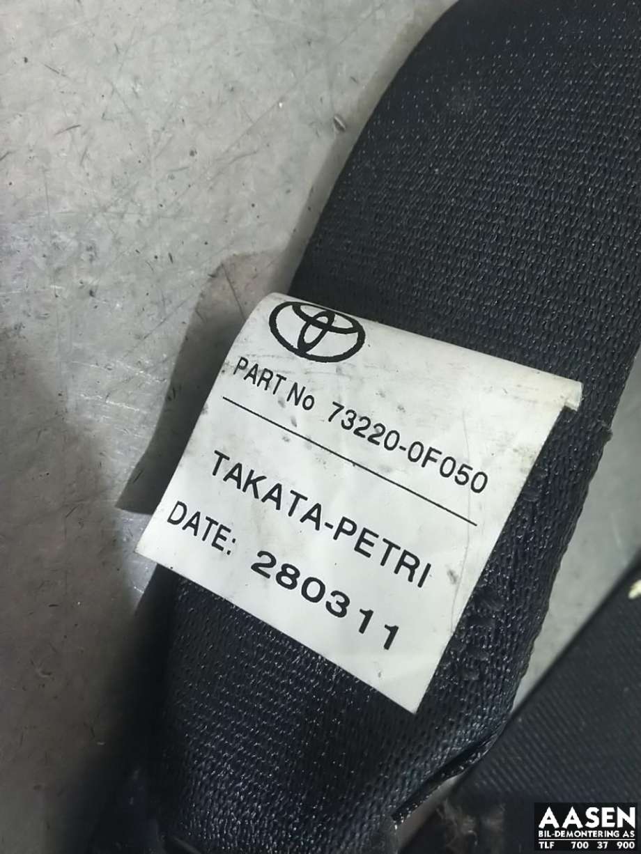 Sikkerhetsbelte foran venstre til Toyota Verso 2009-2016 (Type III) (73220-0F050|)