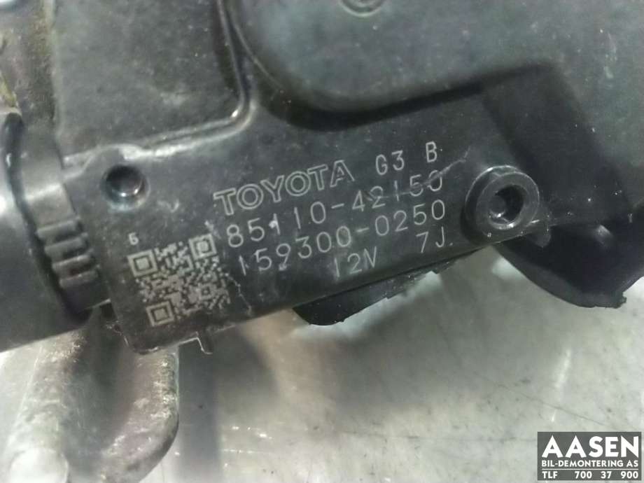Viskermotor frontrute komplett m/overføring til Toyota RAV4 2009-2013 (Type III, Fase 2)  (85110-42150|)