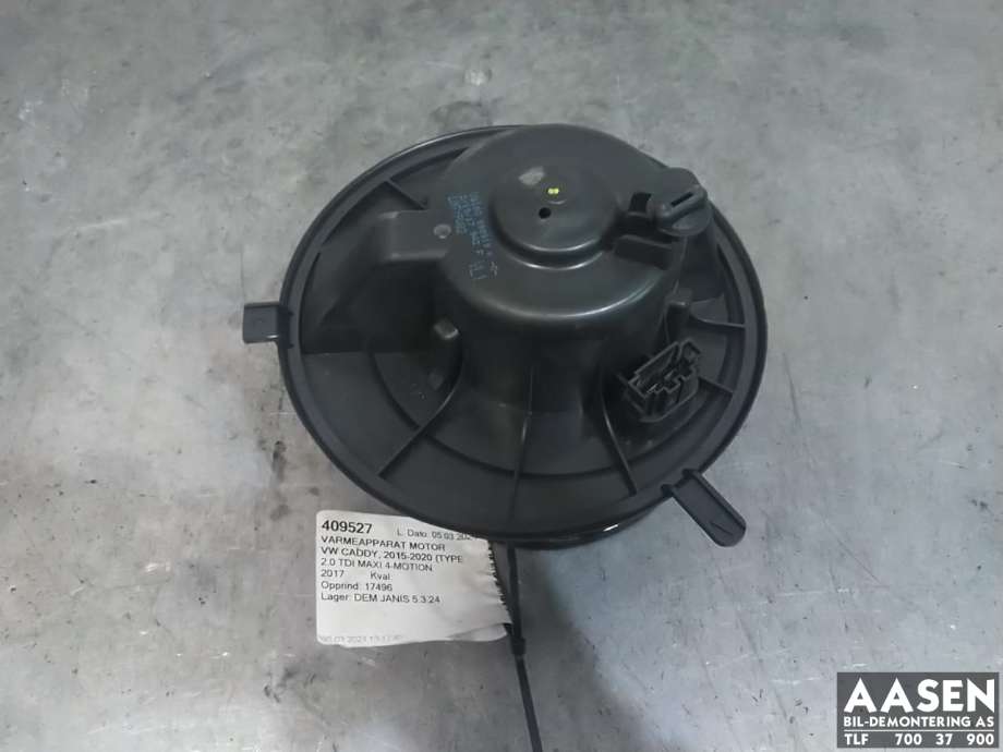 Varmeapparat motor til VW Caddy 2015-2020 (Type III, Fase 3) (1K1 819 015 E|1K1 819 015 F|)