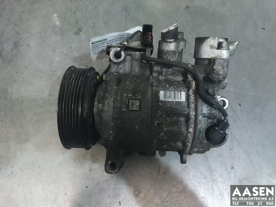 Aircondition kompressor til Audi A7 2014-2018 (Type I, Fase 2) (DENSO|4M0 820 803 J|4M0 820 803 L|)