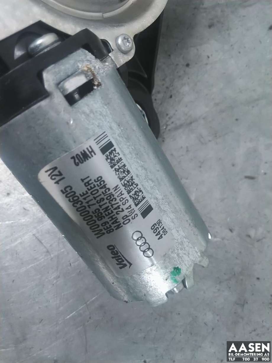 Viskermotor bakrute til Audi Q5 2008-2012 (Type I, Fase 1)  (8R0 955 711 B|)