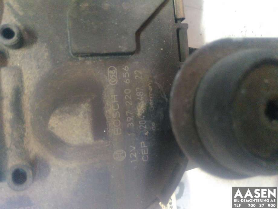 Viskermotor frontrute komplett m/overføring til VW Caddy 2010-2015 (Type III, Fase 2)  (1T1 955 023 A|2K1 955 023 J|)
