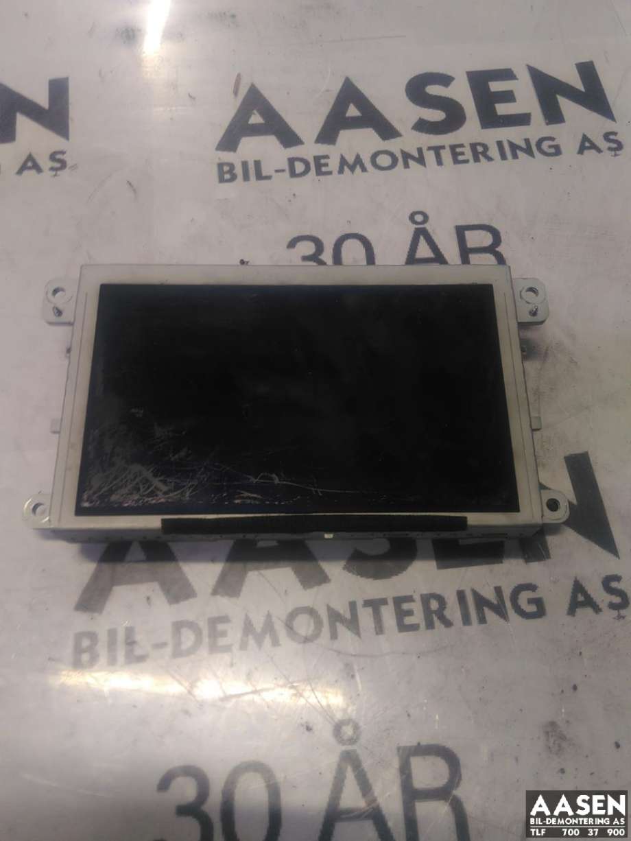Bilstereo navigasjon skjerm til Audi A5, 2007-2016 (Type I)  (8R0 919 604)
