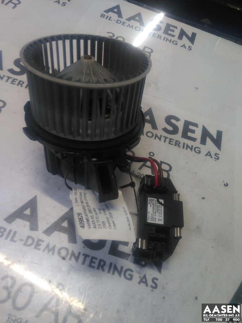 Varmeapparat motor til Audi A5, 2007-2016 (Type I)  (8K1 820 021 C)