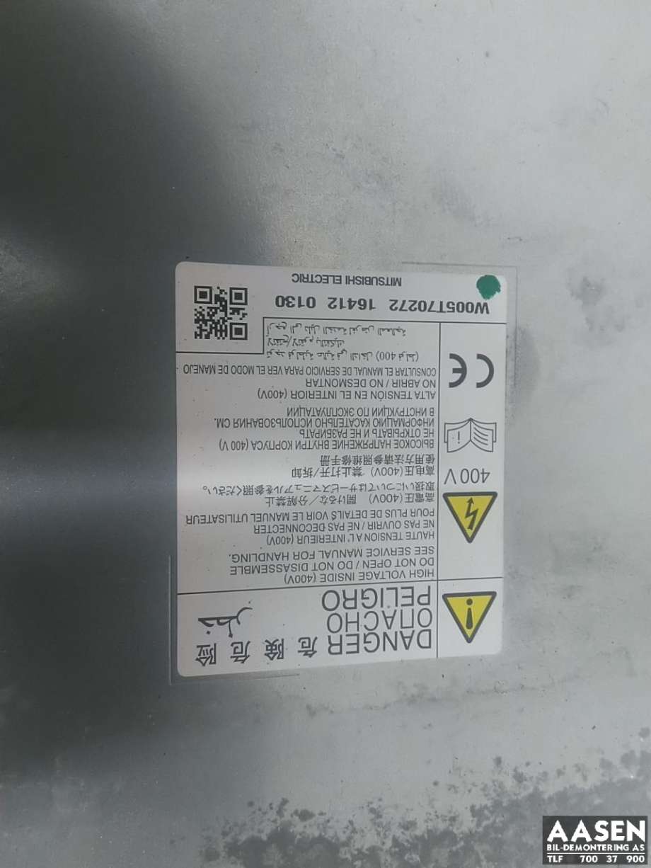 Batterilader (OBC - On Board Charger) til Mitsubishi Outlander 2015-->> (Type III, Fase 2)  (9481A082|)