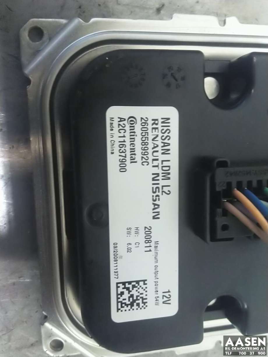 Styreenhet xenon/ballast til Nissan Leaf 2018-->> (Type II)  (CONTINRNTAL|260558992C|)