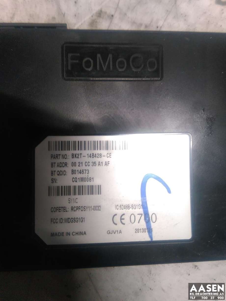 Styreenhet diverse til Ford Transit Custom 2013-2023 (Type I)  (BK2T-14B428-CE|)