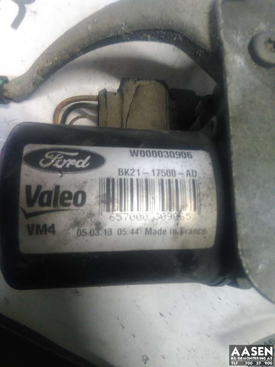 Viskermotor frontrute komplett m/overføring til Ford Transit Custom 2013-2023 (Type I)  