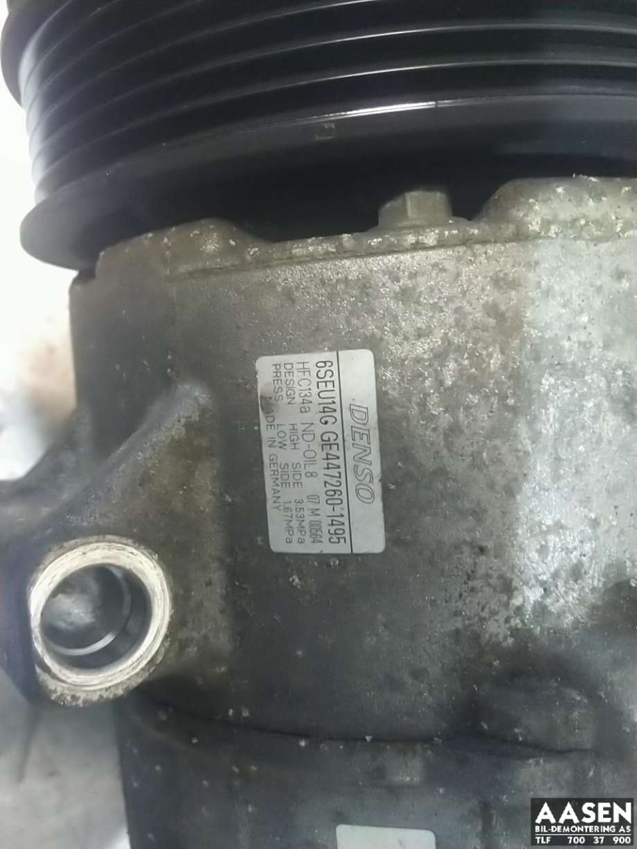 Aircondition kompressor til Toyota Avensis 2009-2015 (Type III, Fase 1)  (DENSO|88310-02370|)