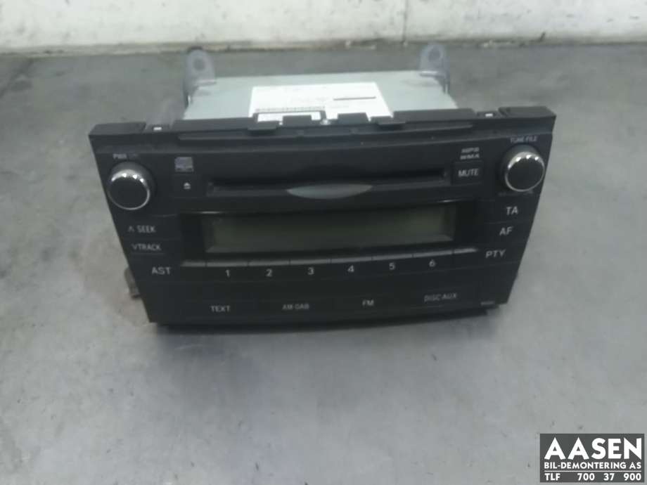 Bilstereo til Toyota Avensis, 2009-2015 (Type III, Fase 1) (PANASONIC|86120-05141)