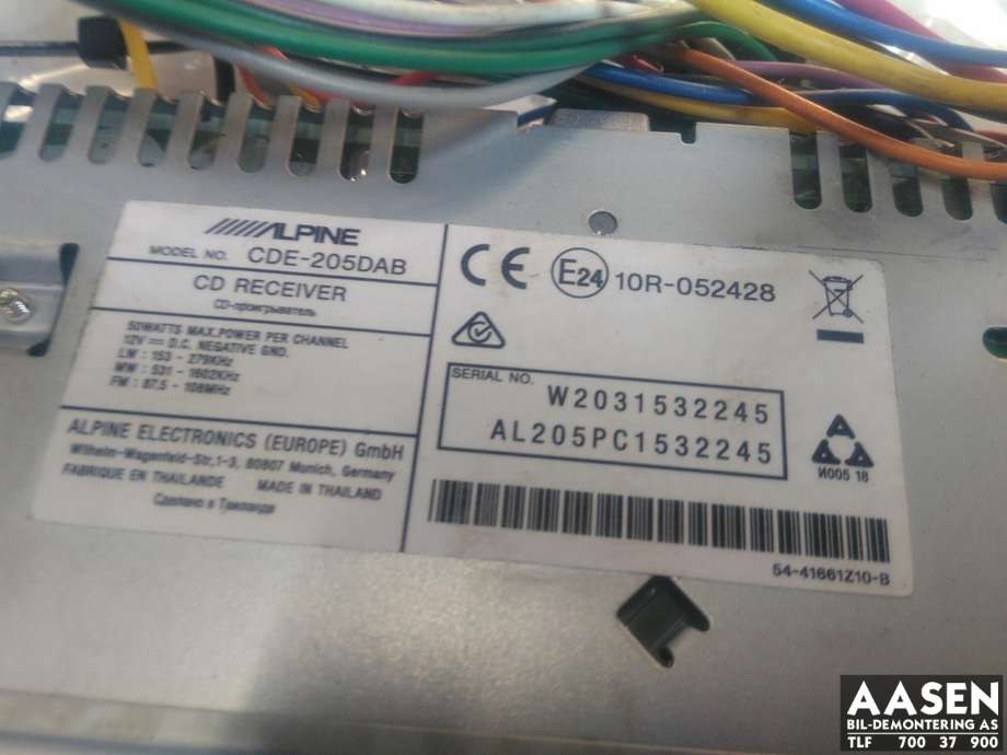 Bilstereo til Mitsubishi L200 2006-2015 (Type IV)  (8750A197|)