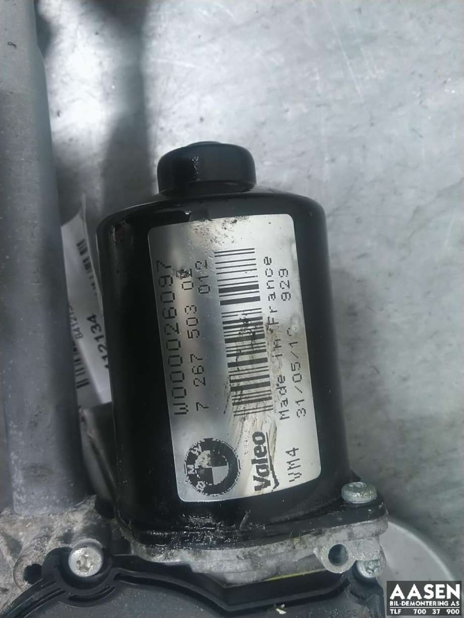 Viskermotor frontrute komplett m/overføring til BMW 3-Serie 2012-2018 (F30/F31/F34) (F30/F31/F34) (61 61 7 260 488|)