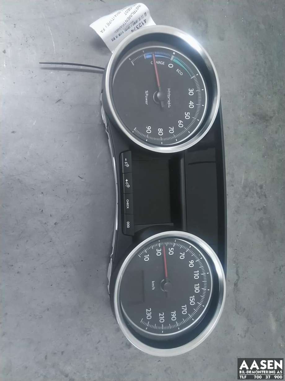 Instrumentpanel til Peugeot 508 2011-2014 (Type I, Fase 1) (98 071 824 80|)