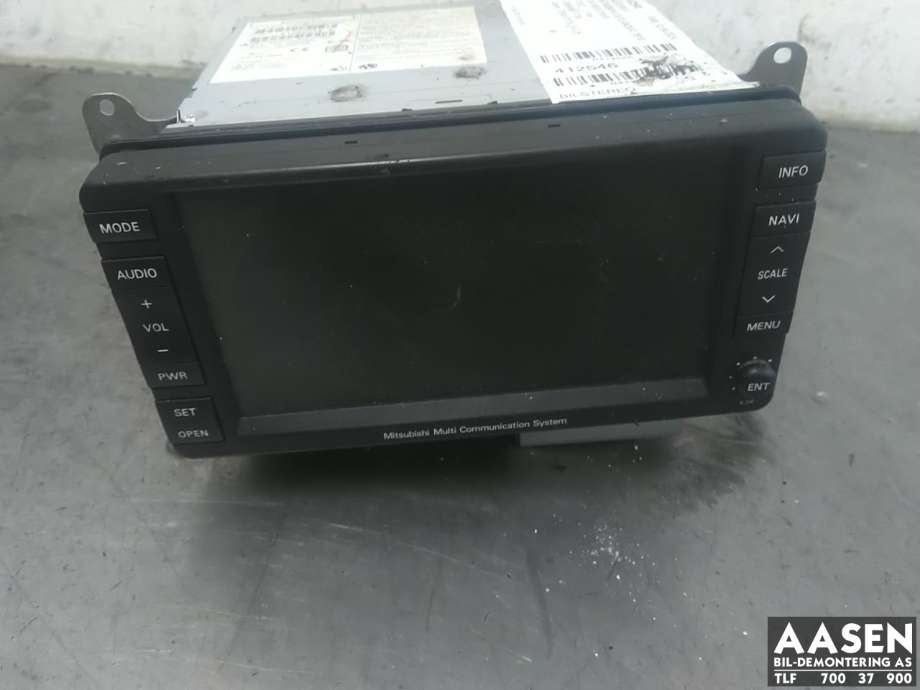 Bilstereo til Mitsubishi Outlander, 2010-2012 (Type II, Fase 2) (8750A327)