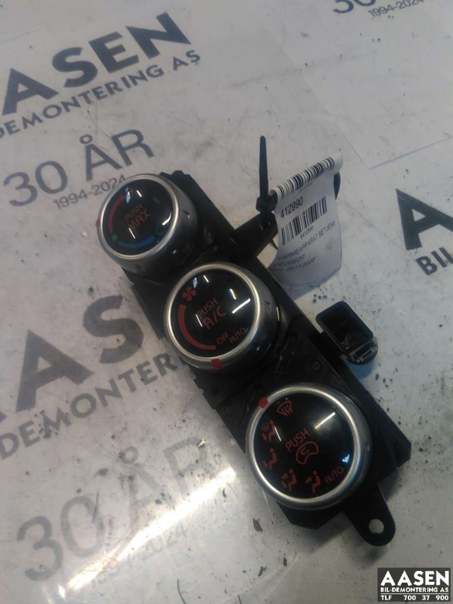 Varmeapparat betjening til Peugeot iOn 2011-2020 (6452 W8|)