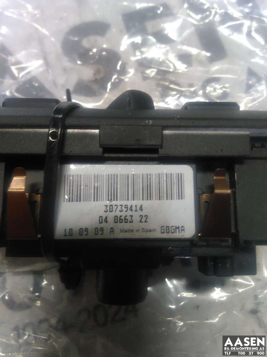 Bryter lys til Volvo V70 2007-2013 (Type III, Fase 1)  