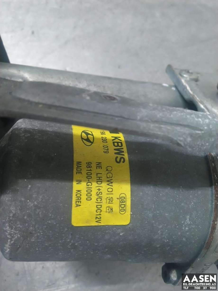 Viskermotor frontrute komplett m/overføring til Hyundai Ioniq 5 2021-->>  (98120GI000|98110C5500|)