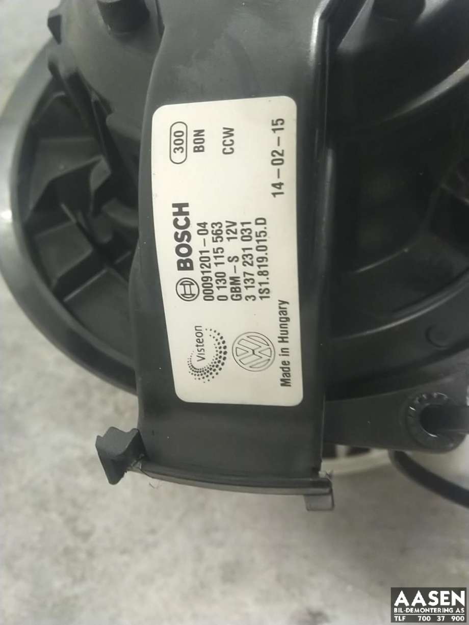Varmeapparat motor til VW Up 2012-2019  (1S1 819 015 D|)