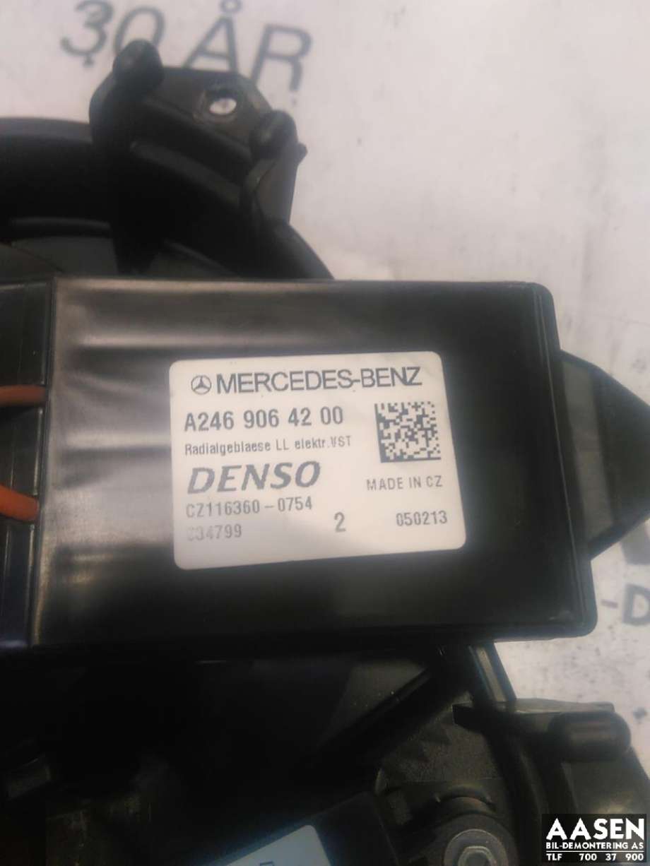 Varmeapparat motor til Mercedes A-Klasse 2012-2018 (W176) (W176) (A 246 906 42 00|A 246 906 16 01|)